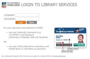 Library services login