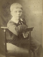 Fisher as a child