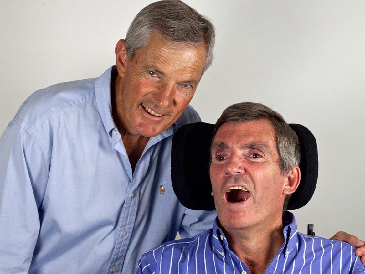 The late Peter Couche with his brother Stephen