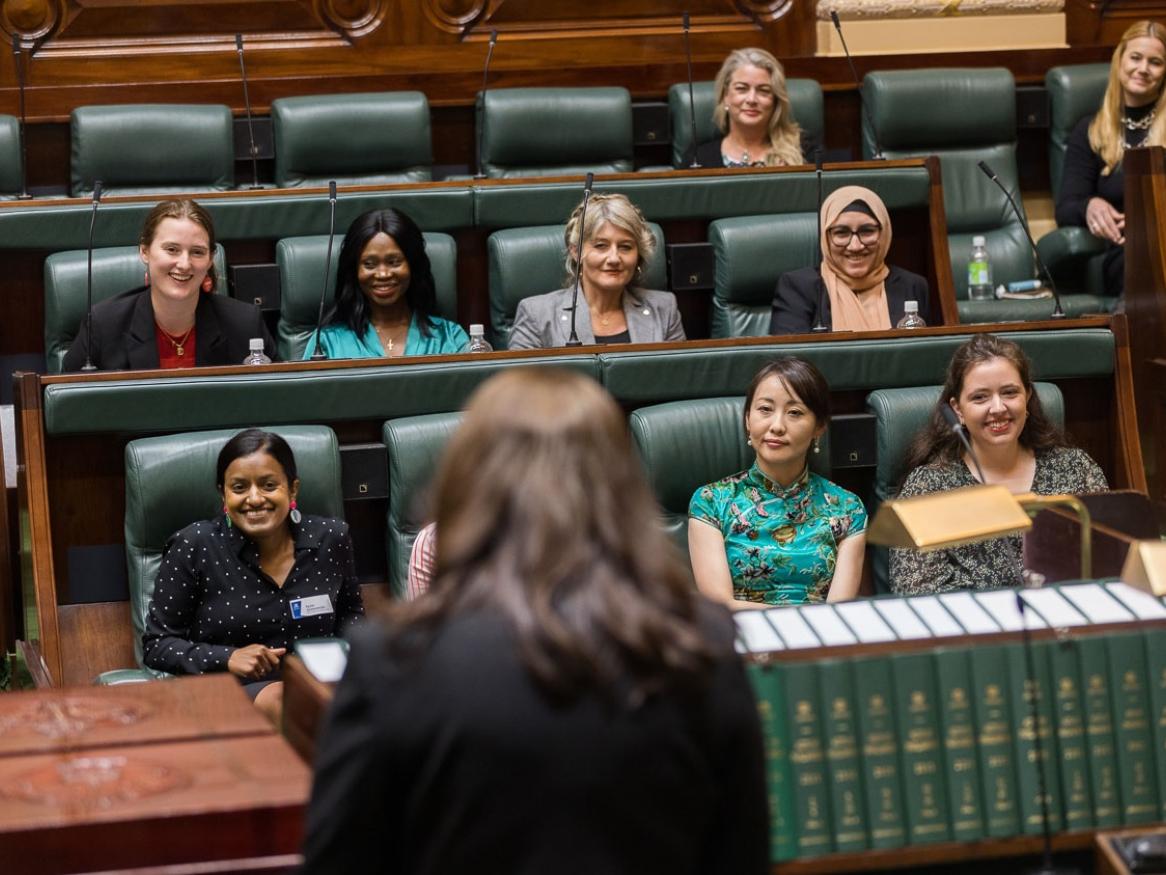 2022 cohort - Speeches session in Victorian Parliament