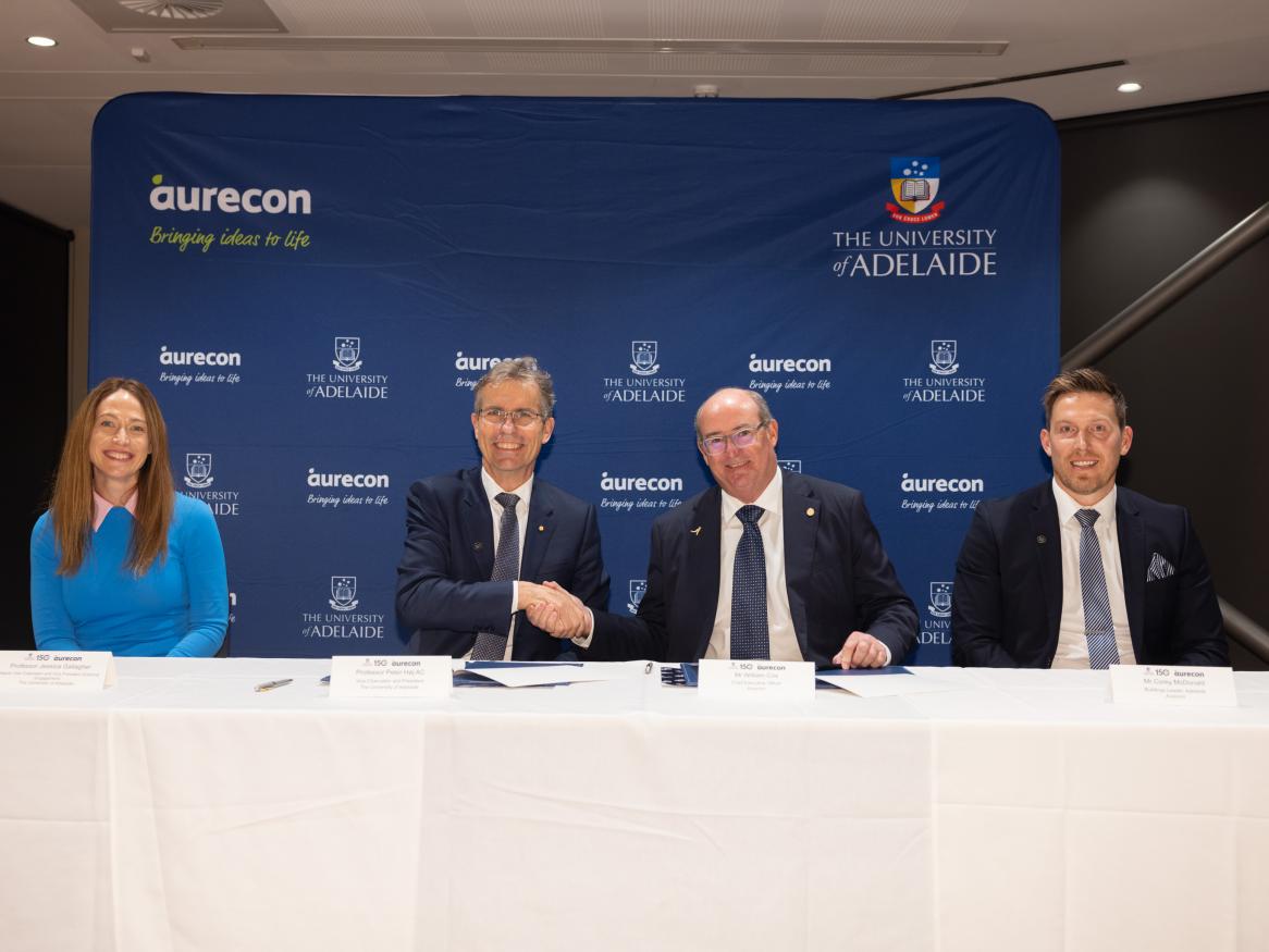 University of Adelaide and Aurecon Group sign a MoU