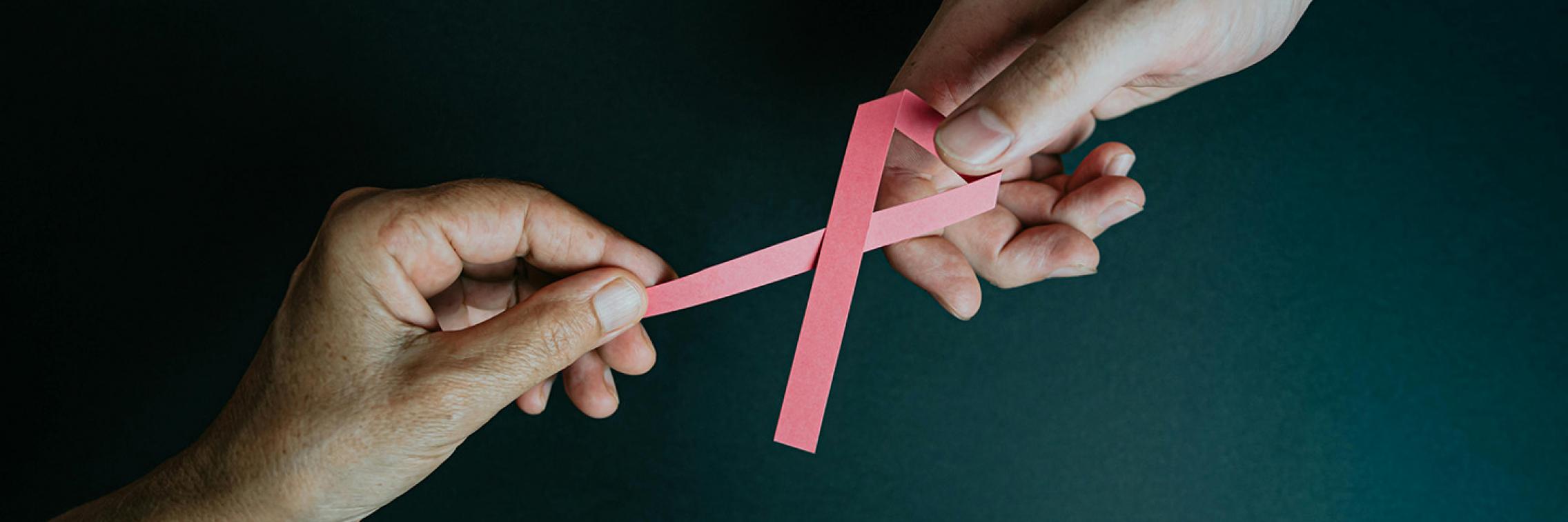 Breast cancer ribbon