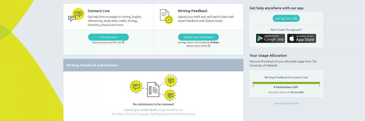 Studiosity Dashboard