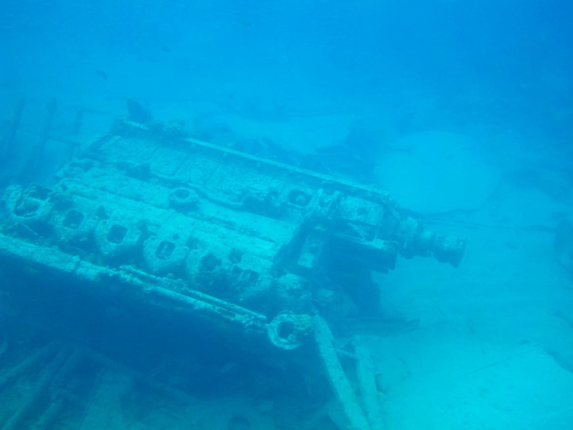 image of a shipwreck under water - links to depression page
