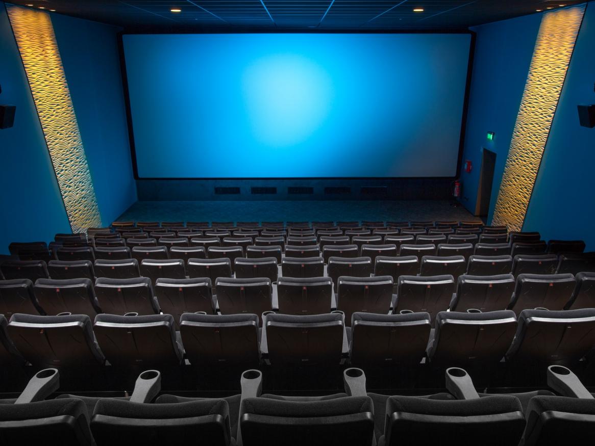 Empty cinema hall