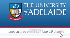 How to log in to the Administrator portal in Course Outlines