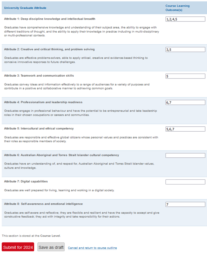 The screen that shows when you can approve and publish a Course Outline