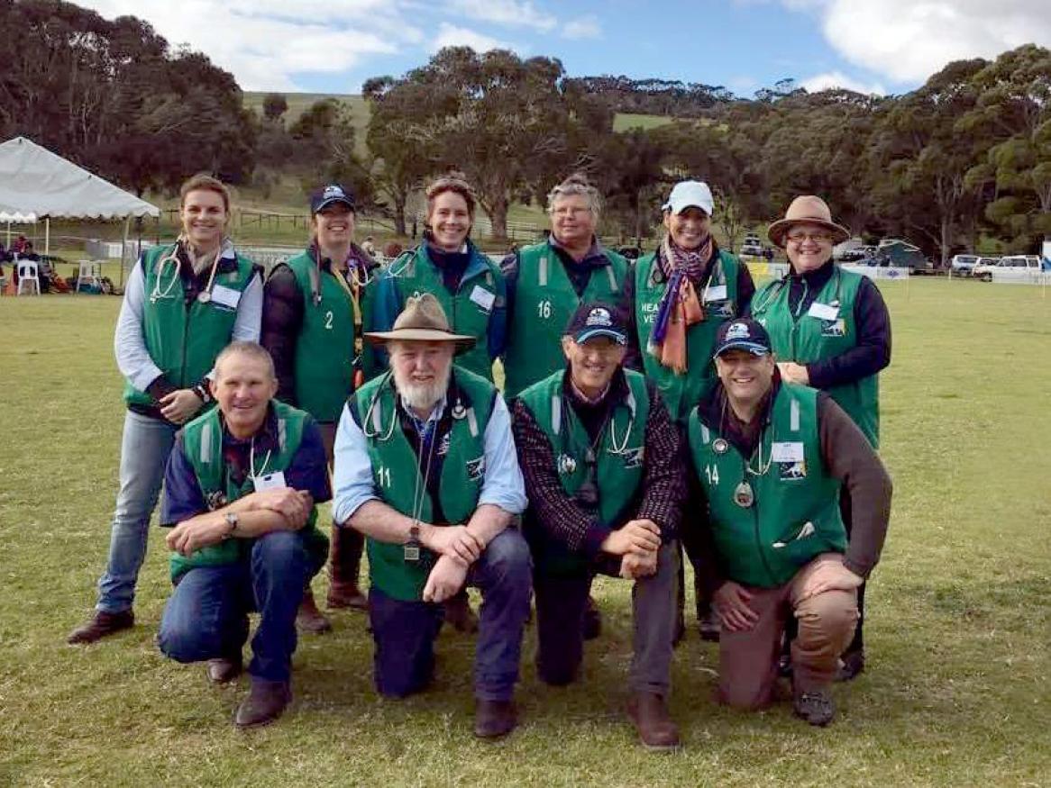 Equine staff support Tom Quilty Gold Cup